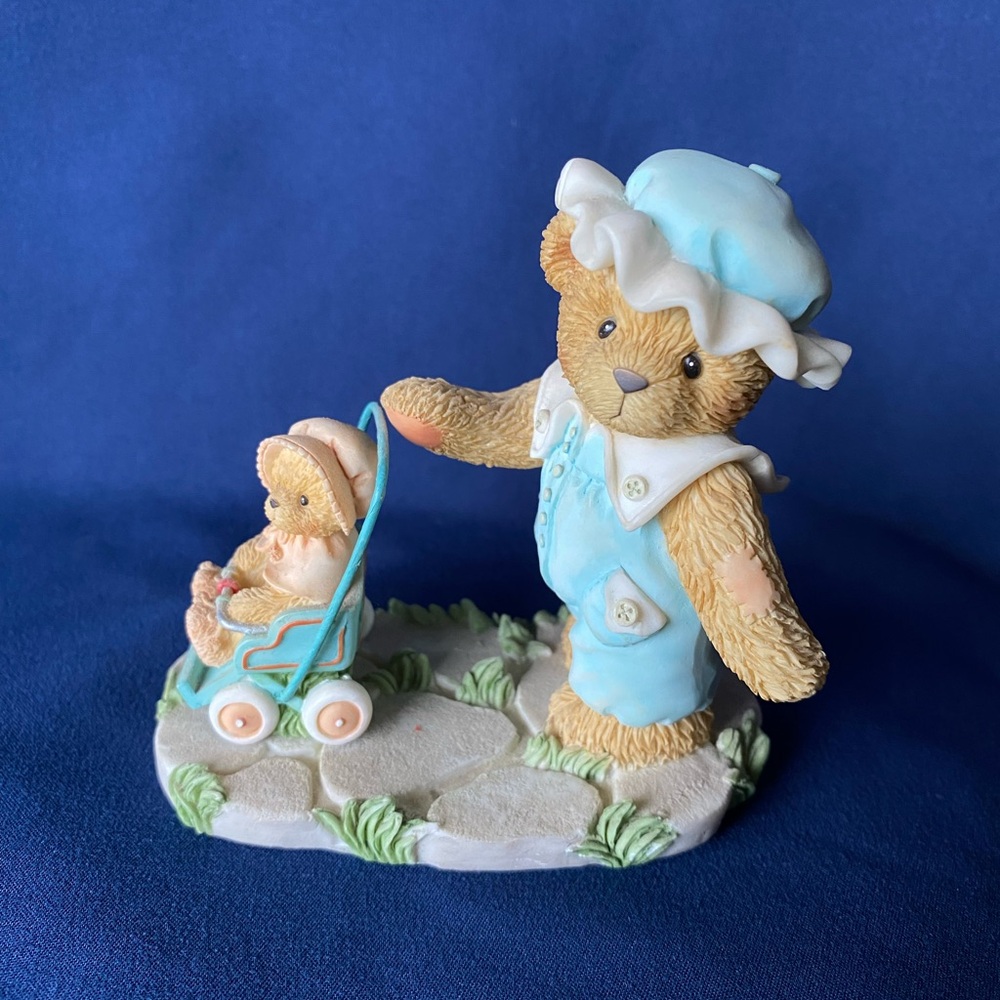 Cherished Teddies Lucinda Bear with Stroller